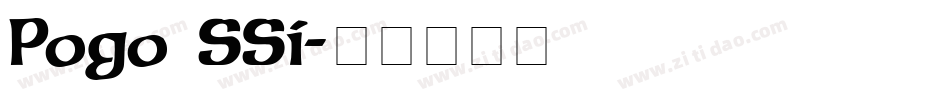 Pogo SSi字体转换
